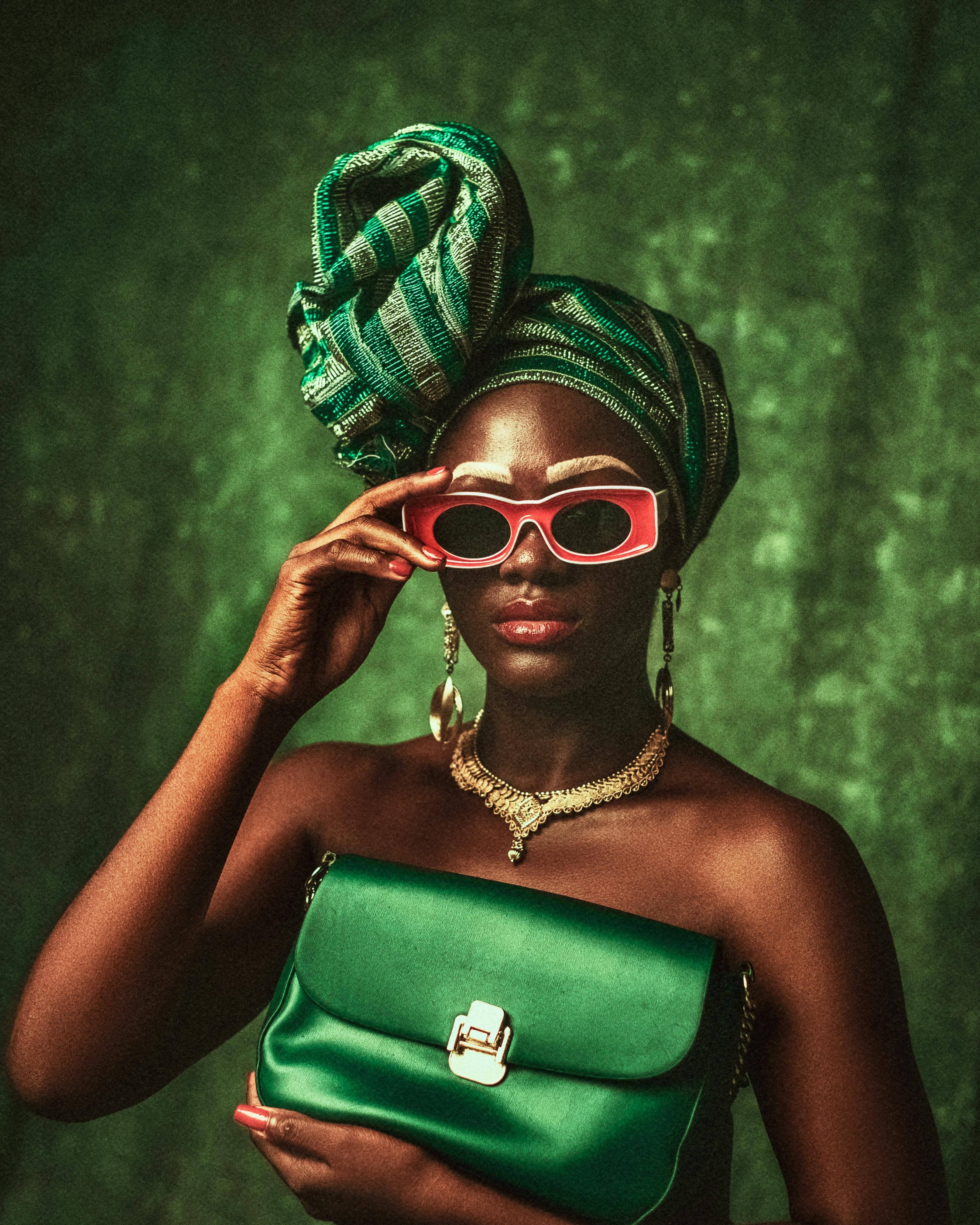 Headwear and scarves styling